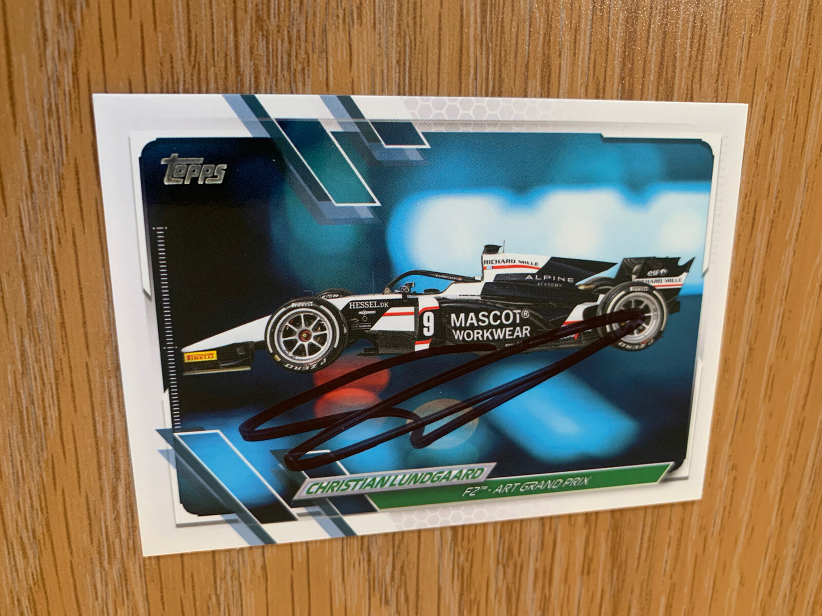 Signed Trading Card Indy 500 Car Indianapolis Christian Lundgaard Formula 1 F1

