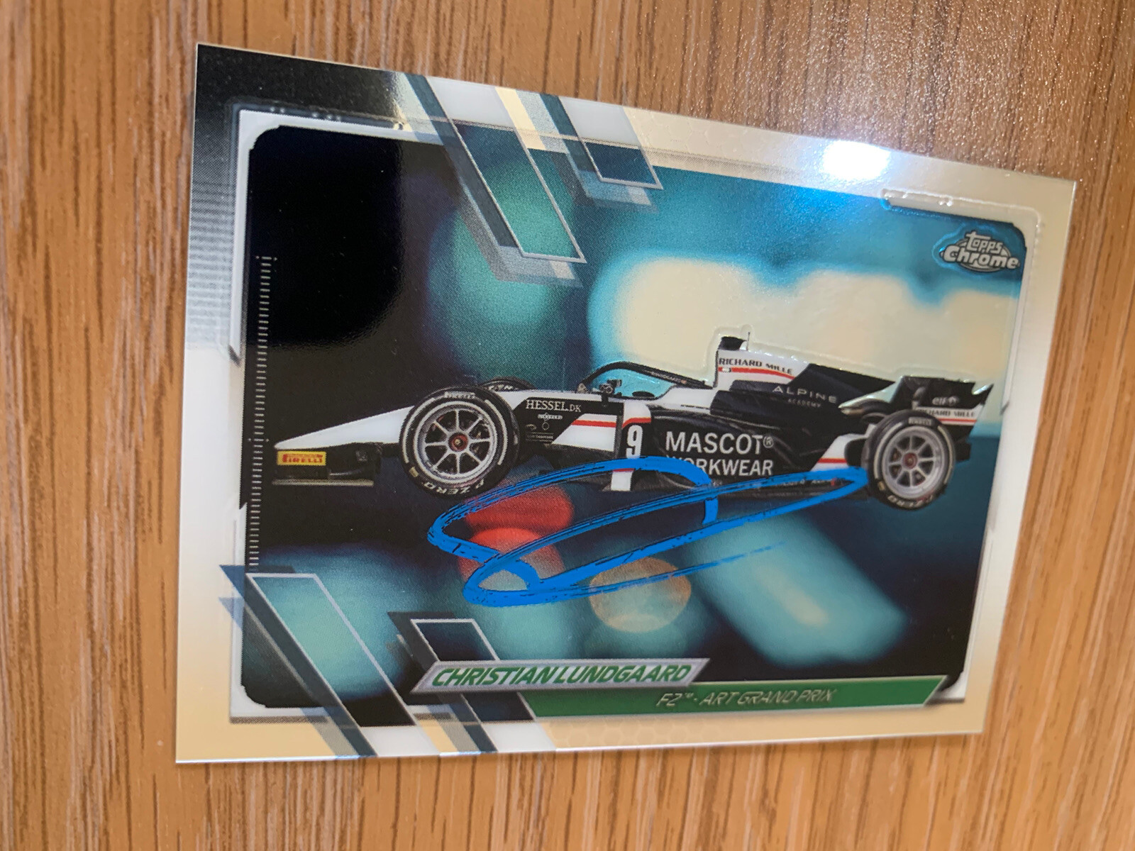 Signed Trading Card Indy 500 Car Indianapolis Christian Lundgaard Formula 1 F1
