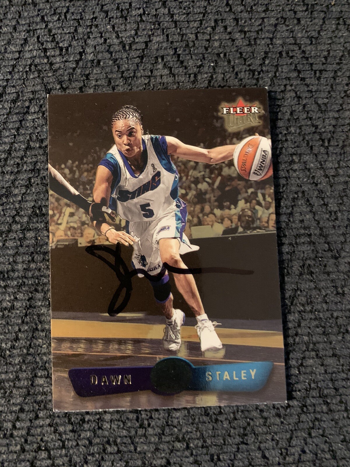 Dawn Staley Signed Trading Card Autographed Basketball Hall Of Fame
