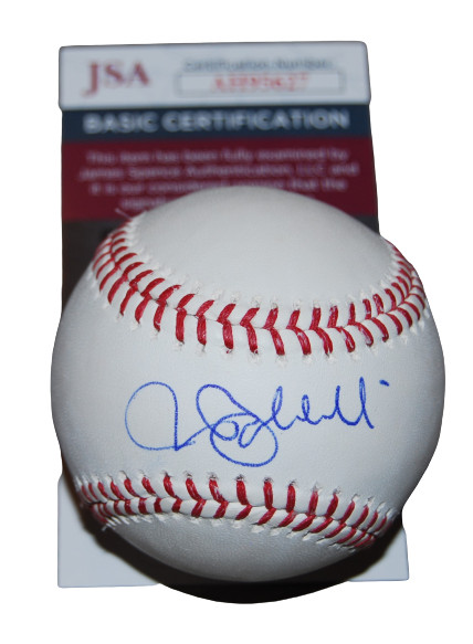 ROCCO BALDELLI signed (MINNESOTA TWINS) OML baseball JSA Authenticated AH95627