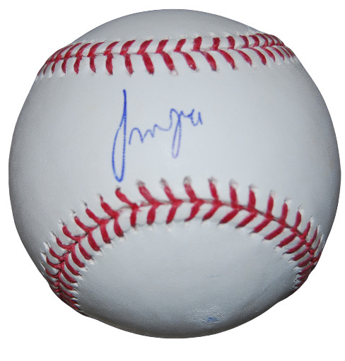 FRANCISCO MEJIA signed (TAMPA BAY RAYS) OML baseball JSA Authenticated AH95623