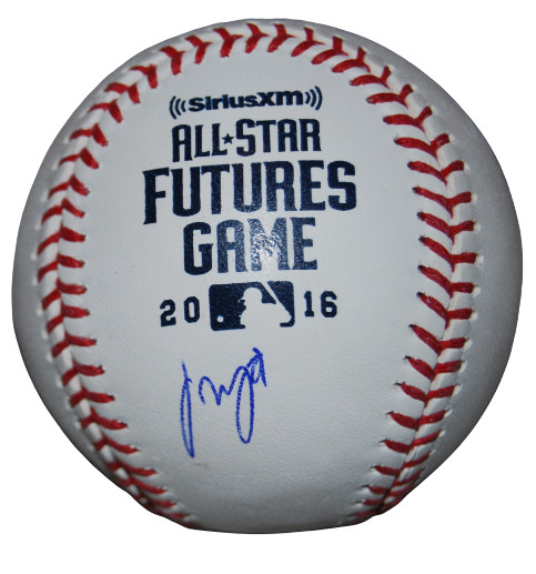 FRANCISCO MEJIA signed (TAMPA BAY RAYS) 2016 FUTURES OML baseball JSA AH95622