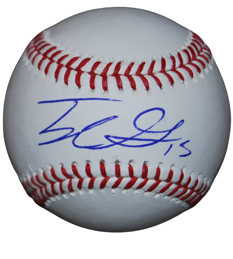 TYLER GENTRY signed (KANSAS CITY ROYALS) Prospect OML baseball JSA COA AH95683