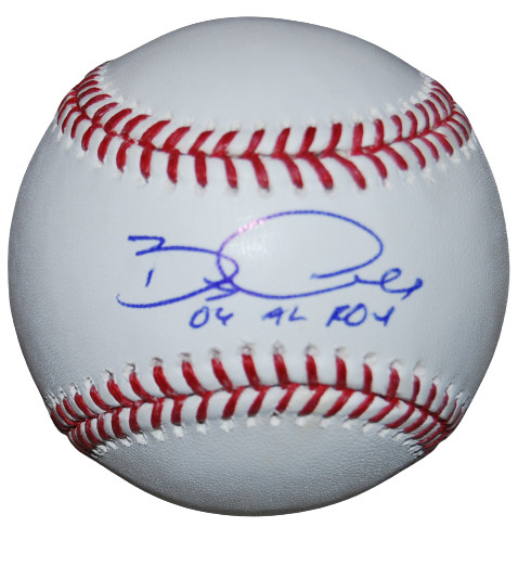 BOBBY CROSBY signed (OAKLAND ATHLETICS) A'S ROY OML baseball JSA COA AH95688