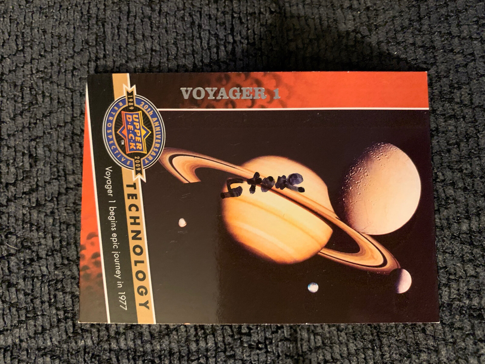 Scientist Edward C Stone Signed Trading Card Autographed Voyager Missions
