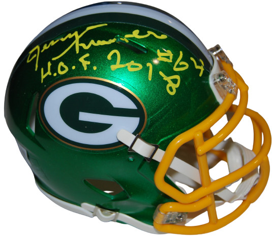 JERRY KRAMER signed (GREEN BAY PACKERS) mini football helmet BECKETT BAS BH15394
