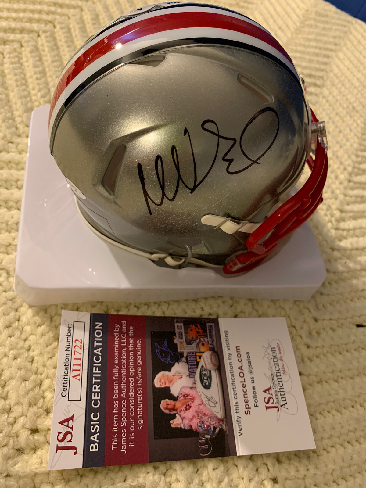 New ListingMike Vrabel Signed Mini Helmet OSU Buckeyes JSA Authentication COA
