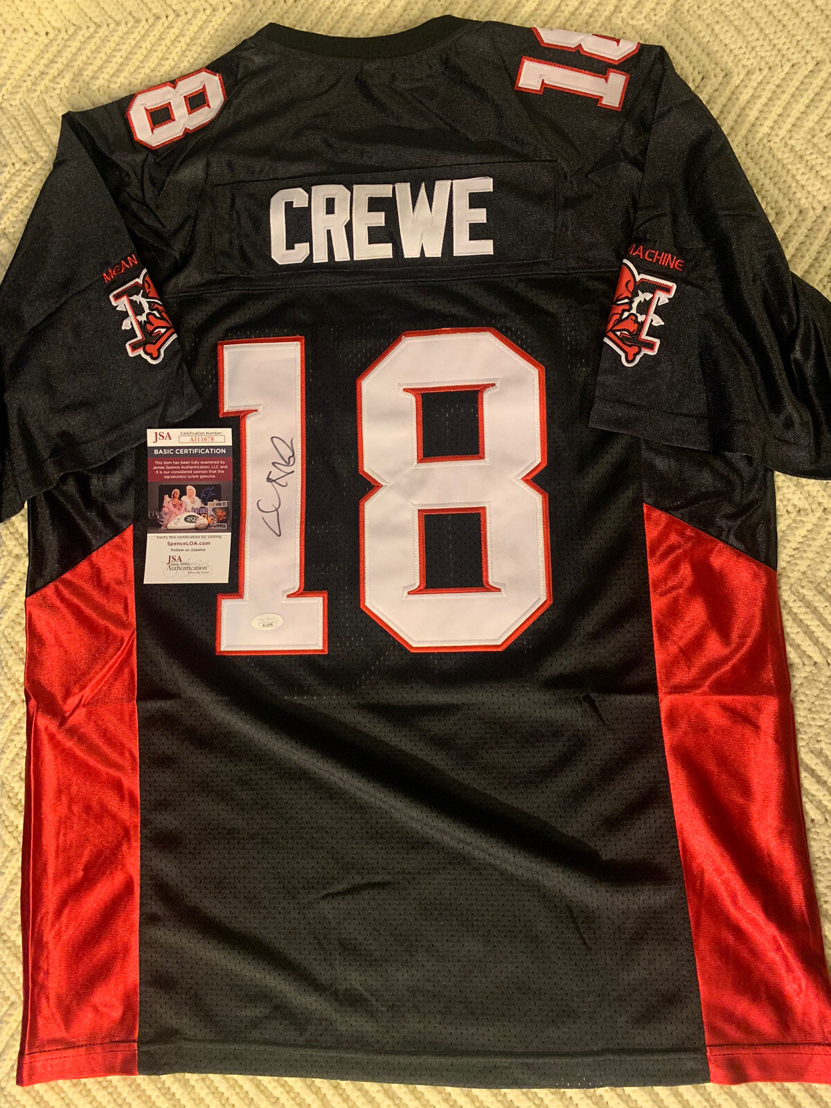 New ListingAdam Sandler SIGNED Mean Machine Jersey JSA Authenticated COA XL Longest Yard
