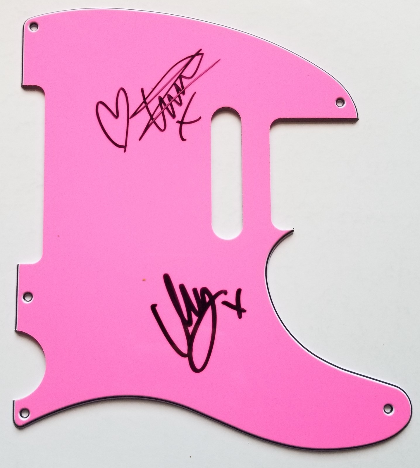 Slaves REAL hand SIGNED Guitar Pickguard COA Laurie & Isaac UK band
