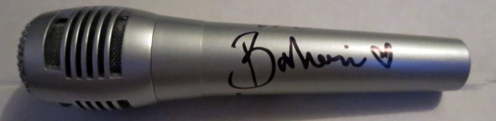 Bahari band REAL hand SIGNED Microphone w/ COA all 3 members Ruby Carr +2
