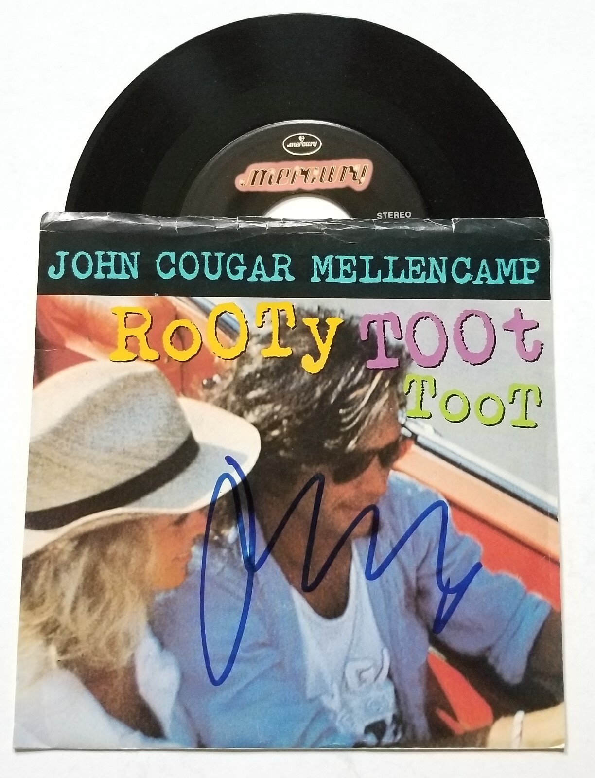 John Mellencamp REAL hand SIGNED Rooty Toot Toot 7