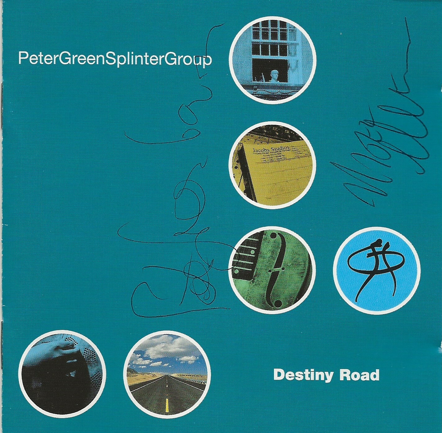 Peter Green & Nigel Watson SIGNED Destiny Road CD JSA LOA Fleetwood Mac
