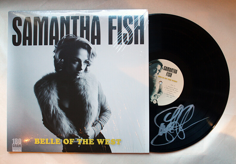 Samantha Fish REAL hand SIGNED Belle Of The West Vinyl Record COA Autographed
