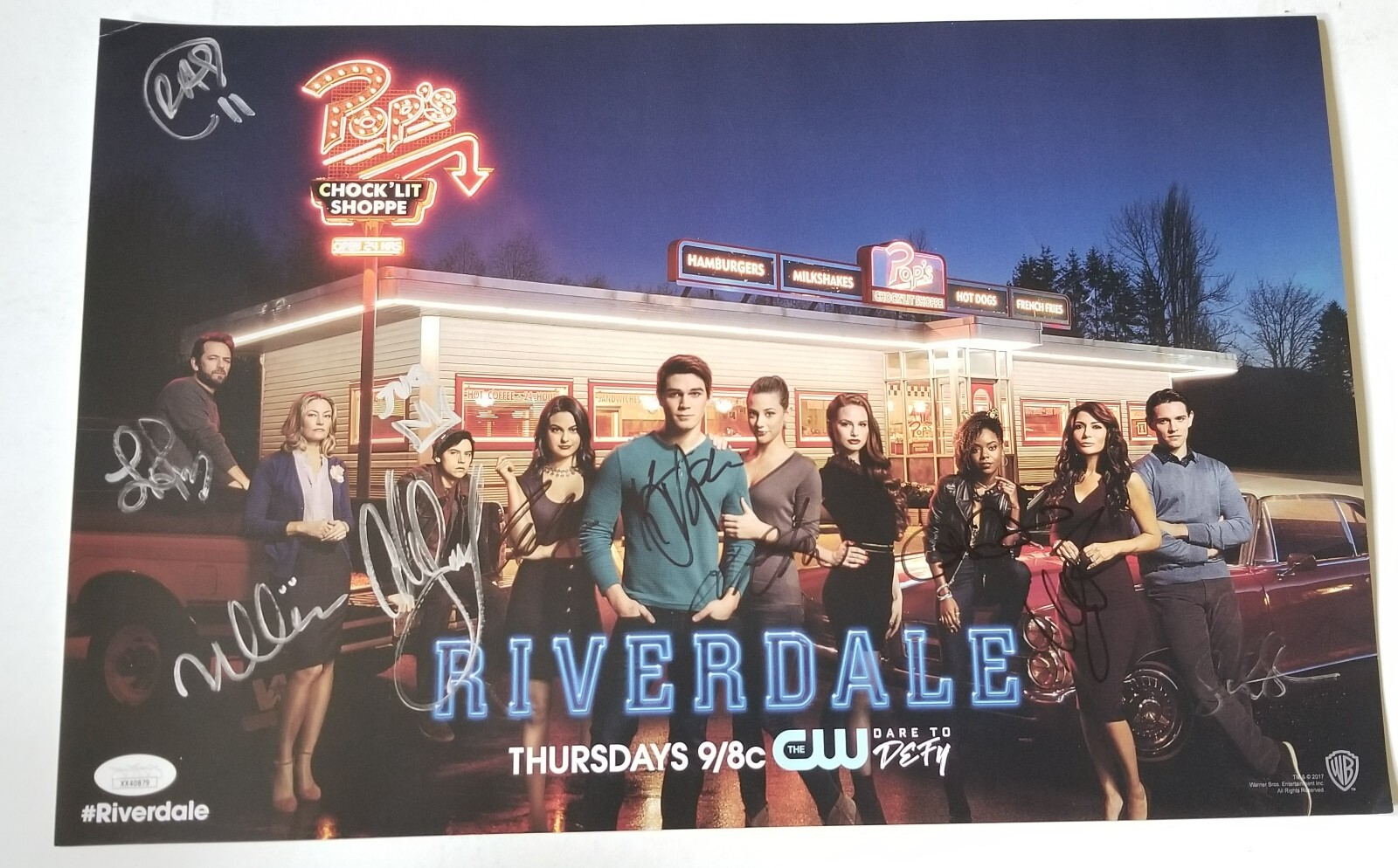 Riverdale Cast REAL hand SIGNED 11x17
