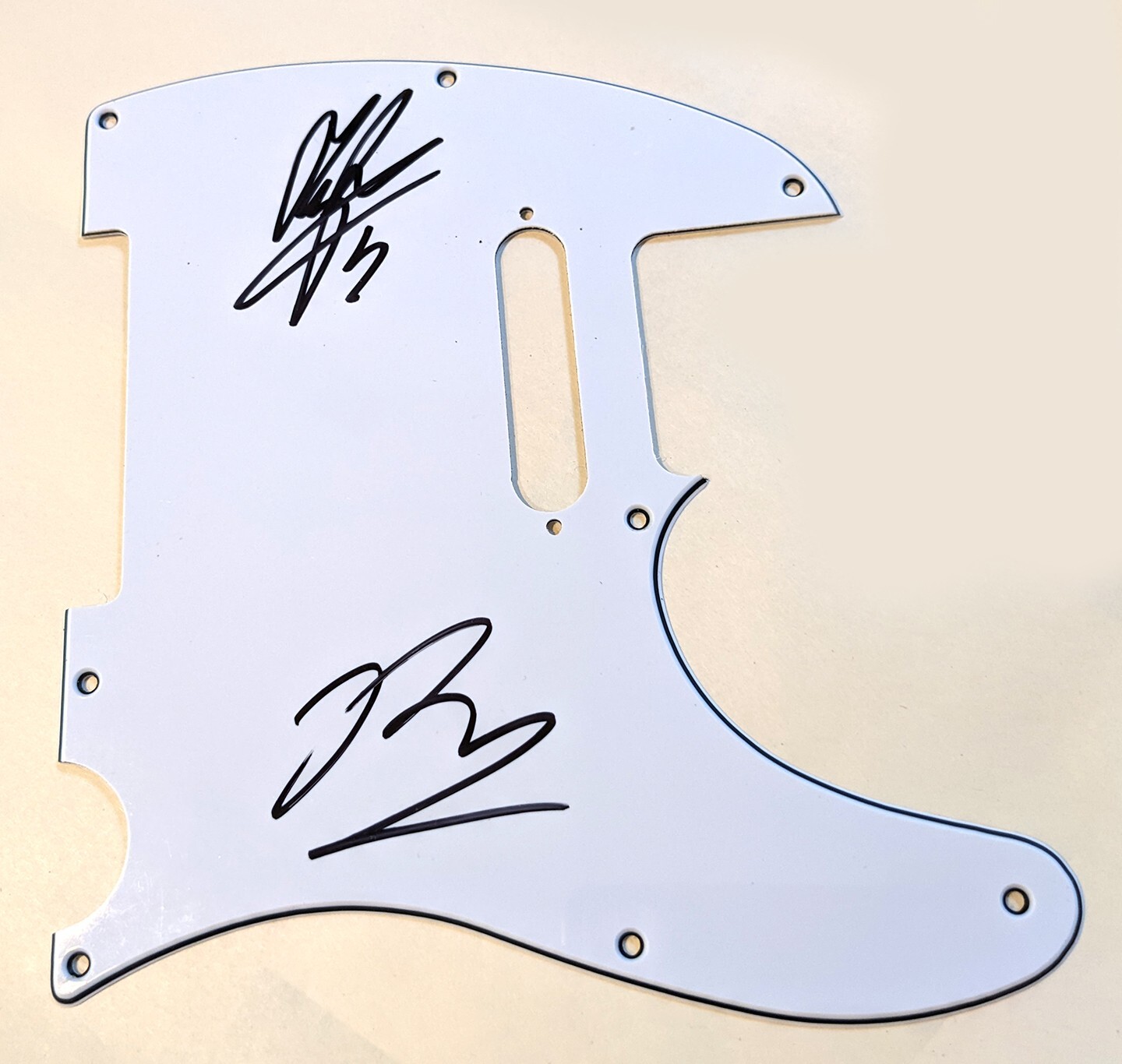 Raven metal band REAL hand SIGNED Guitar Pickguard COA by John & Mark
