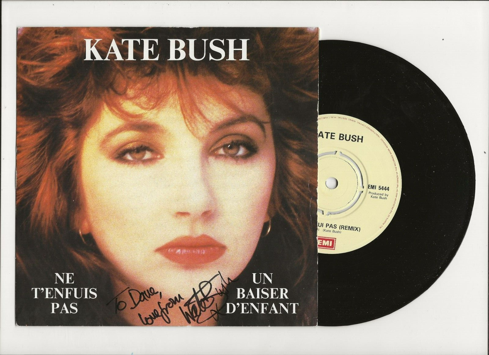 Kate Bush SIGNED Ne Tenfuis Pas 7