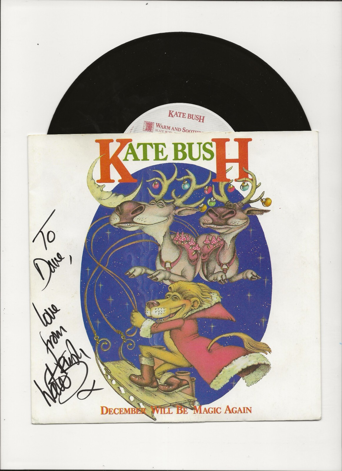Kate Bush SIGNED December Will Be Magic Again 7