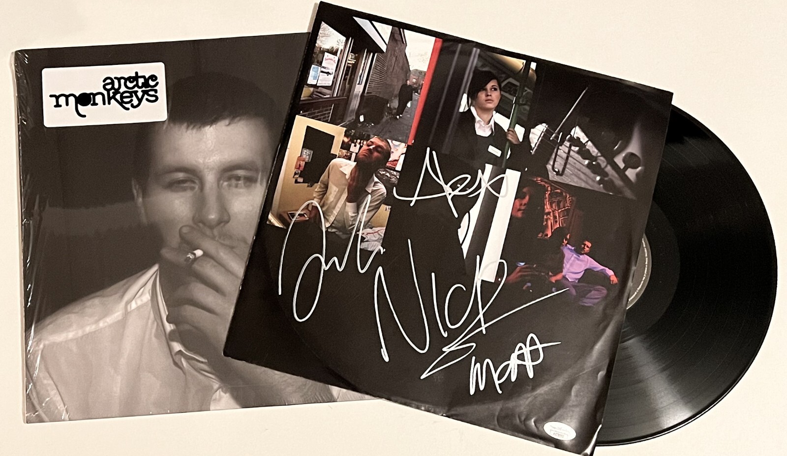 Arctic Monkeys SIGNED What Ever People Say I Am Album Record #1 JSA COA
