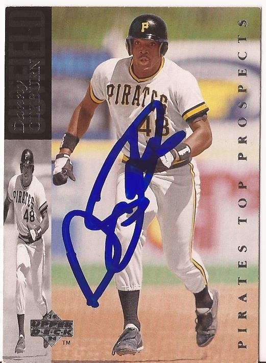 DANNY CLYBURN PIRATES DECEASED SIGNED AUTOGRAPHED 1993 SP TOP PROSPECTS #76 COA