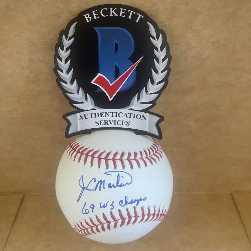 J.C. MARTIN METS 69 W.S. CHAMPS SIGNED AUTO M.L. BASEBALL BAS AUTHENICATED