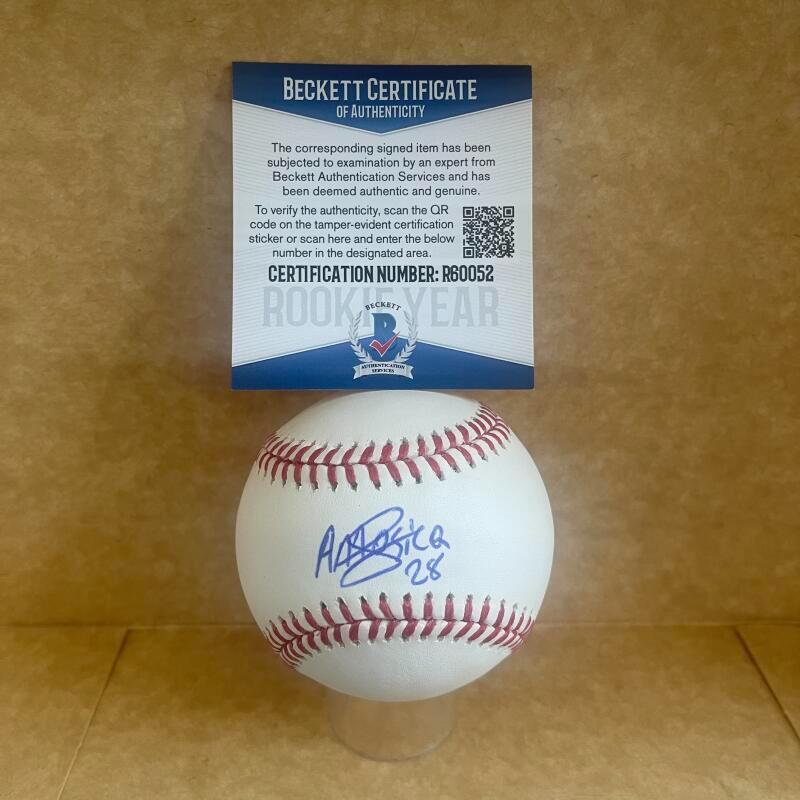 ALEXANDER MOJICA PIRATES ROOKIE YEAR SIGNED AUTO M.L. BASEBALL BAS R60052