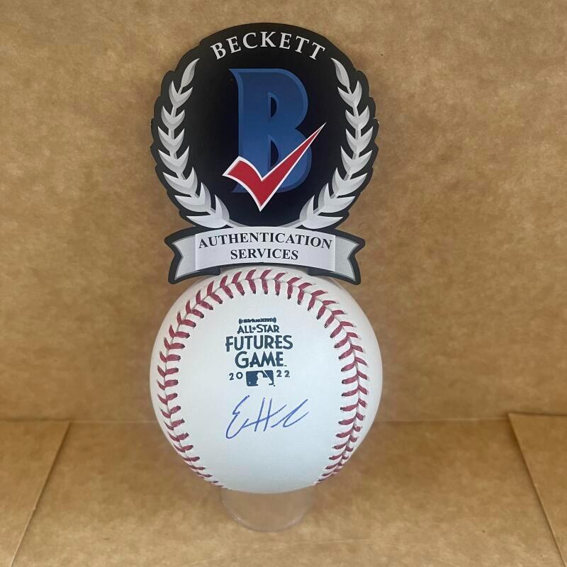 EMERSON HANCOCK SEATTLE MARINERS SIGNED 2022 FUTURES GAME BASEBALL BECKETT AUTHE