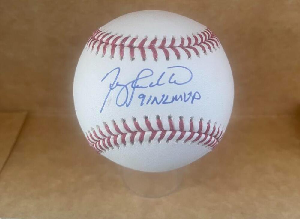 TERRY PENDLETON BRAVES 91 NL MVP SIGNED AUTO M.L. BASEBALL BECKETT AUTHENTICATED
