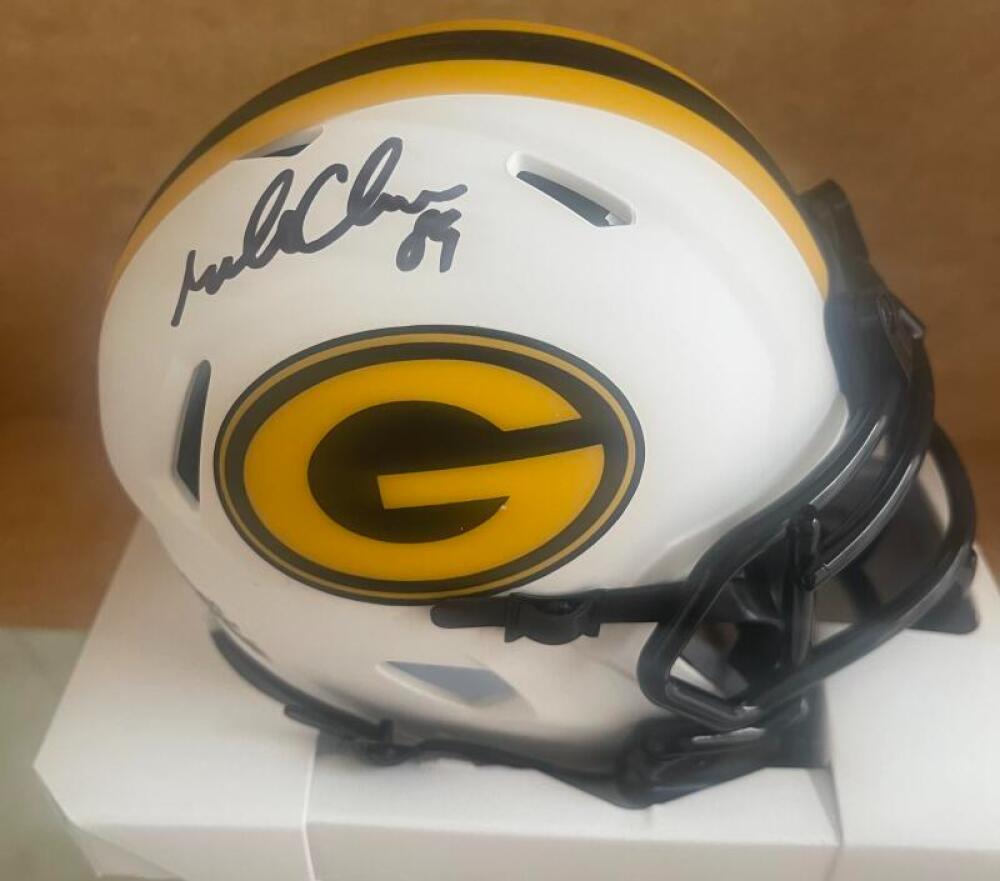 MARK CHMURA GREEN BAY PACKERS SIGNED AUTO MINI HELMET PSA 3T212220