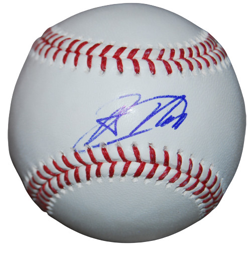 JOE MACK signed (MIAMI MARLINS) Top Prospect OML baseball JSA COA AH95640