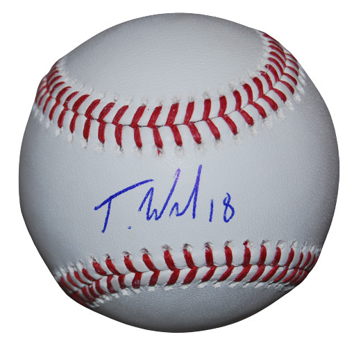 THAD WARD signed (WASHINGTON NATIONALS) Prospect OML baseball JSA COA AH95663