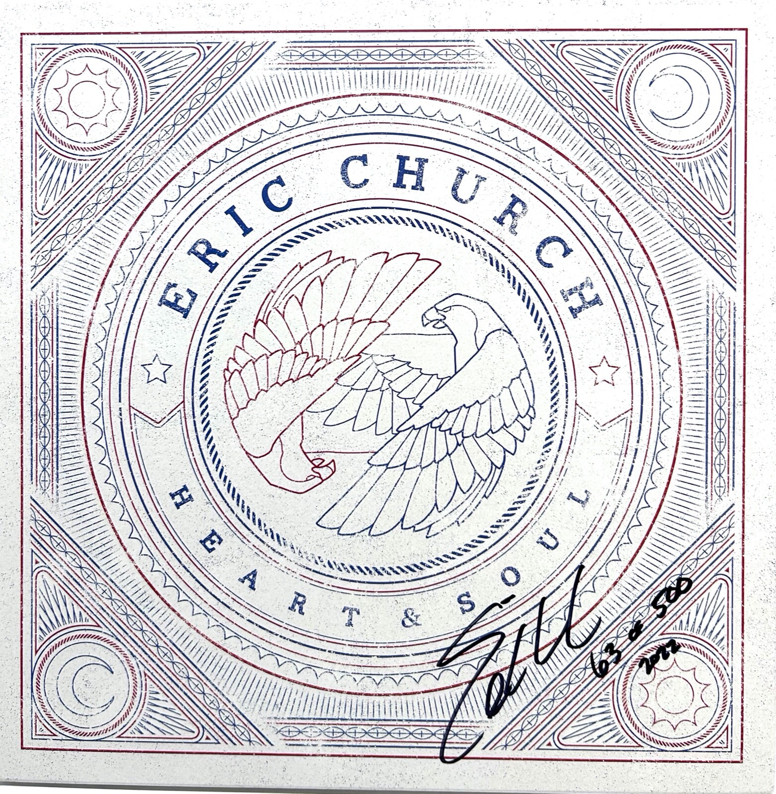 ERIC CHURCH Signed Auto Vinyl Box Set 