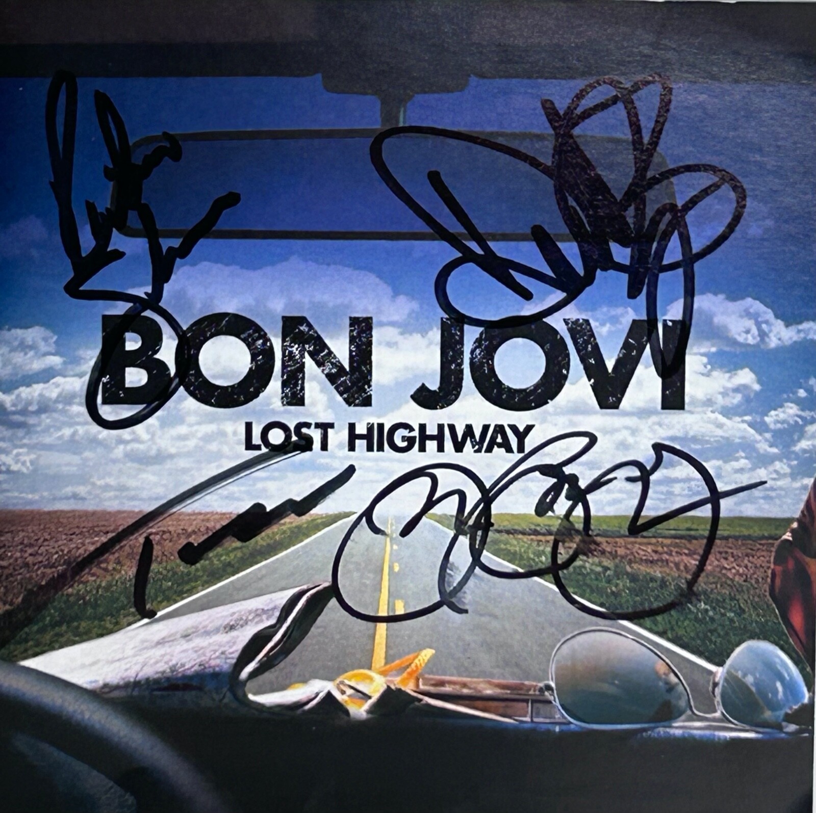 BON JOVI SAMBORA BRYAN TORRES Signed Autograph CD Cover 