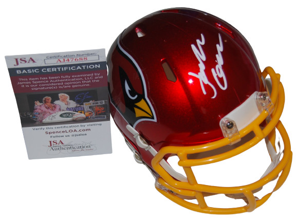 JONATHAN GANNON signed (ARIZONA CARDINALS) FLASH mini helmet JSA COA AJ47688

