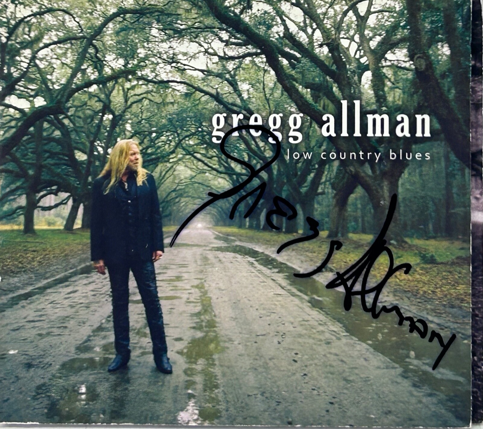 GREGG ALLMAN Signed Autograph CD 