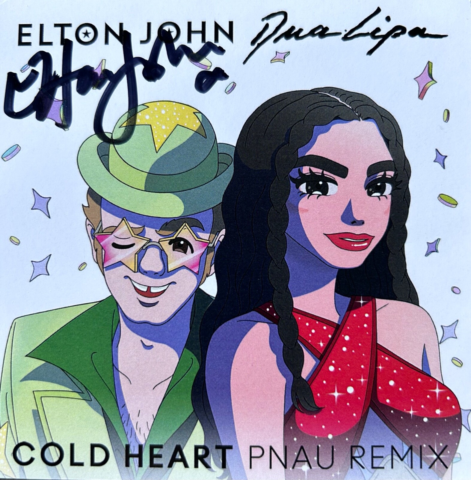 ELTON JOHN Signed Autograph 