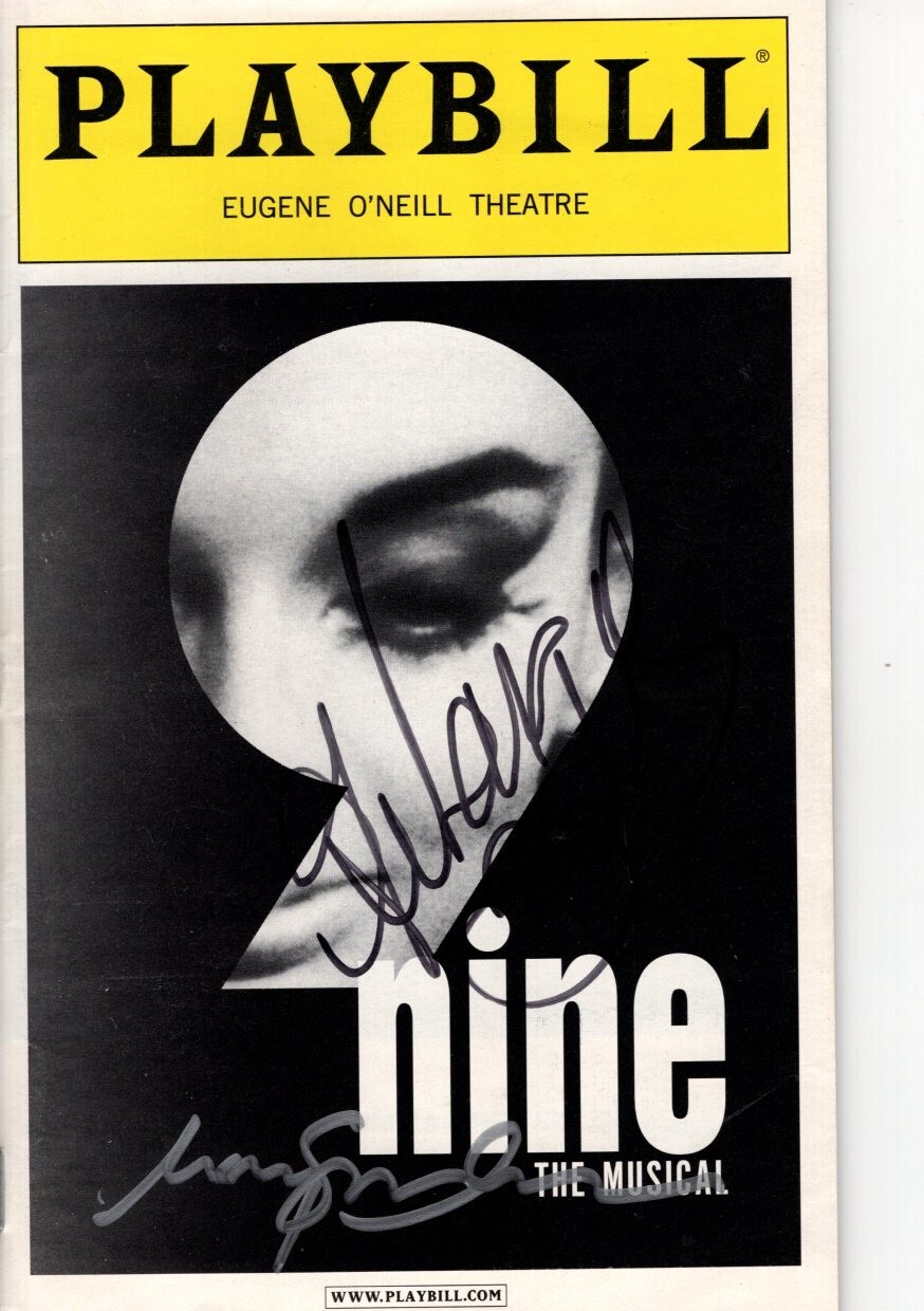 ANTONIO BANDERAS AND MARY STUART MASTERSON SIGNED AUTOGRAPHED NINE PLAYBILL COLLECTIBLE MEMORABILIA