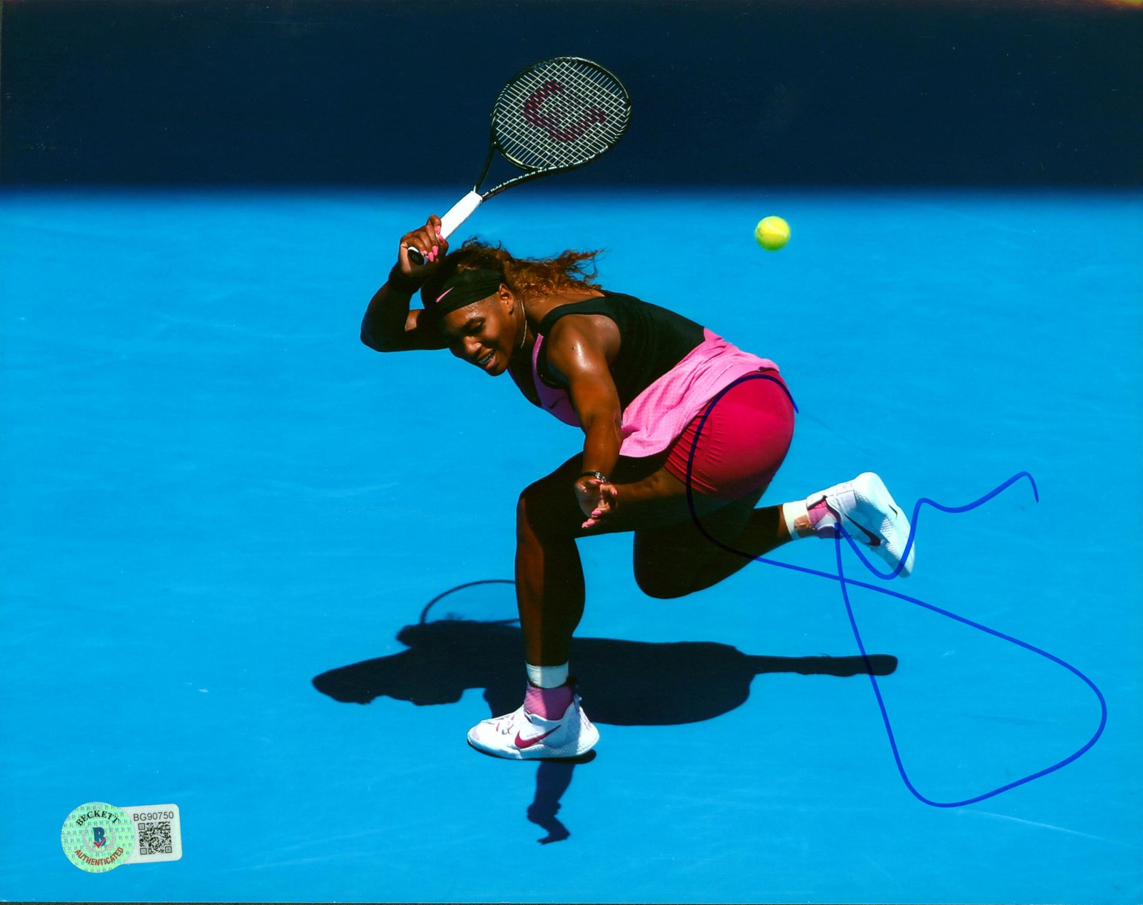 Serena Williams Authentic Signed 8x10 Photo Autographed BAS #BG90750
