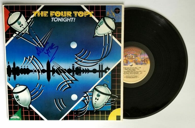 ABDUL DUKE FAKIR OF FOUR TOPS REAL HAND SIGNED TONIGHT! VINYL RECORD COA
 COLLECTIBLE MEMORABILIA