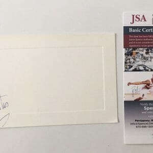 Abe Fortas Signed Autographed 3.5 x 6 Card JSA Certified Supreme Court
Opens in a new window or tab