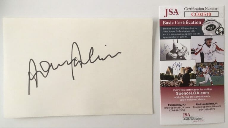 ADAM ARKIN SIGNED AUTOGRAPHED 4×6 CARD JSA CERTIFIED CHICAGO HOPE
 COLLECTIBLE MEMORABILIA