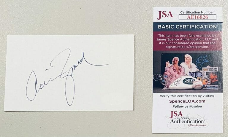 ADRIAN ZMED SIGNED AUTOGRAPHED 3×5 CARD JSA CERTIFIED TJ HOOKER GREASE 2
 COLLECTIBLE MEMORABILIA