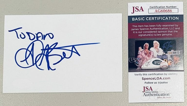 AHMED BEST SIGNED AUTOGRAPHED 4×6 CARD JSA CERTIFIED STAR WARS JAR JAR BINKS
 COLLECTIBLE MEMORABILIA