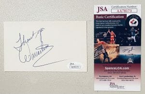 AL MARTINO SIGNED AUTOGRAPHED 3×5 CARD JSA CERTIFIED THE GODFATHER 2
 COLLECTIBLE MEMORABILIA