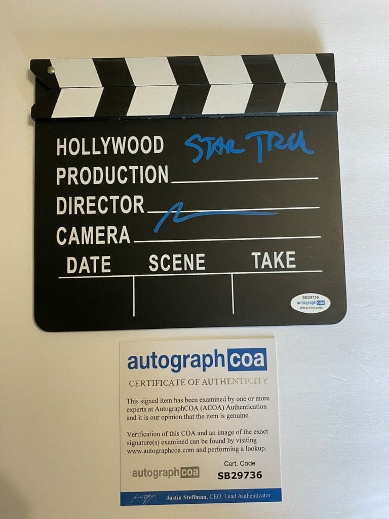 ALEX KURTZMAN SIGNED AUTOGRAPHED CLAPBOARD DIRECTOR STAR TREK ACOA
 COLLECTIBLE MEMORABILIA