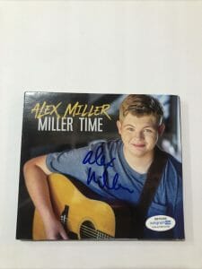 ALEX MILLER COUNTRY SIGNED AUTOGRAPH CD MILLER TIME ACOA AMERICAN IDOL COLLECTIBLE MEMORABILIA