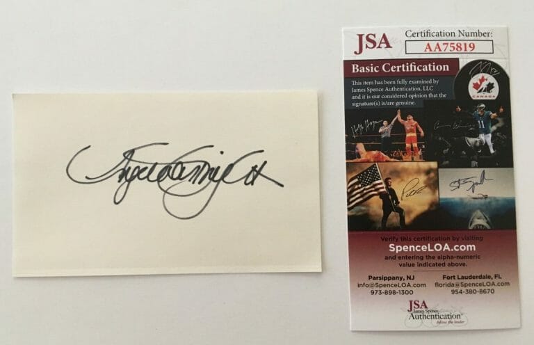 ANGELA CARTWRIGHT SIGNED AUTOGRAPHED 3×5 CARD JSA CERTIFIED
 COLLECTIBLE MEMORABILIA