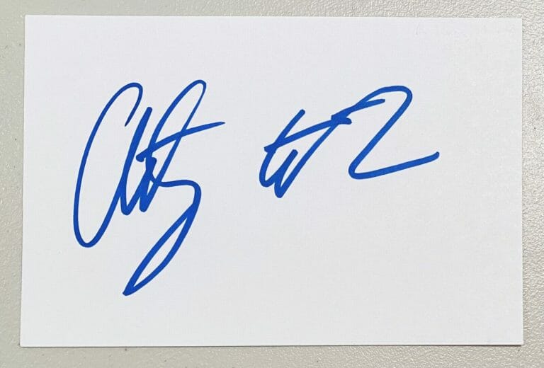 ANTHONY EDWARDS SIGNED AUTOGRAPHED 4×6 CARD BAS BECKETT CERT TOP GUN ER
 COLLECTIBLE MEMORABILIA