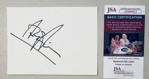 ANTHONY PERKINS SIGNED AUTOGRAPHED 4.5 X 6 CARD JSA CERT PSYCHO
 COLLECTIBLE MEMORABILIA