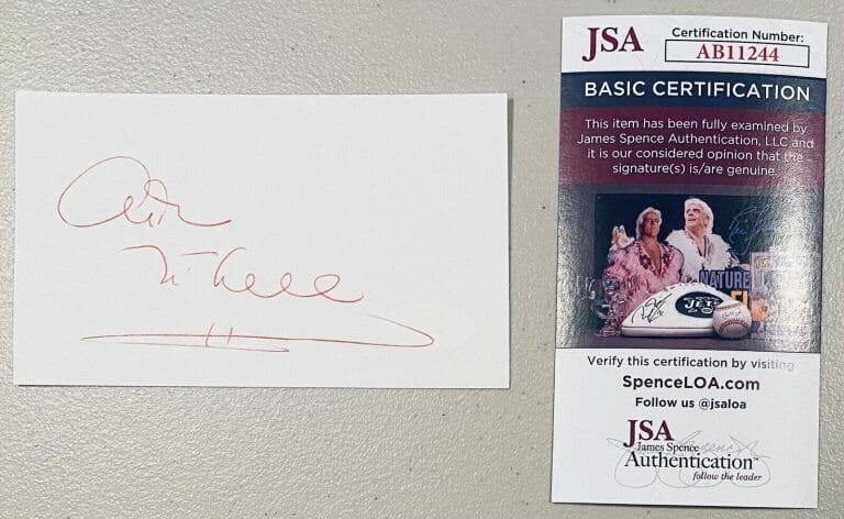 ARTHUR MITCHELL SIGNED AUTOGRAPHED 3×5 CARD JSA CERT BALLET DANCER CHOREOGRAPHER
 COLLECTIBLE MEMORABILIA
