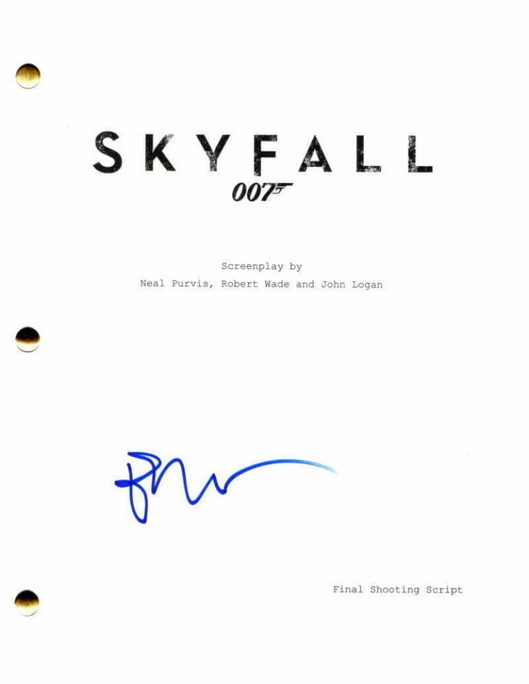 BEN WHISHAW SIGNED AUTOGRAPH JAMES BOND SKYFALL MOVIE SCRIPT – Q PADDINGTON COLLECTIBLE MEMORABILIA